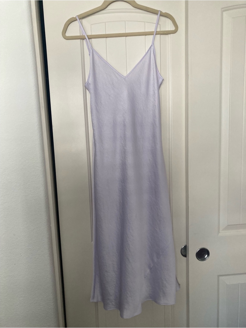 Aritzia Wilfred Only Slip Midi Dress Lavender Size S